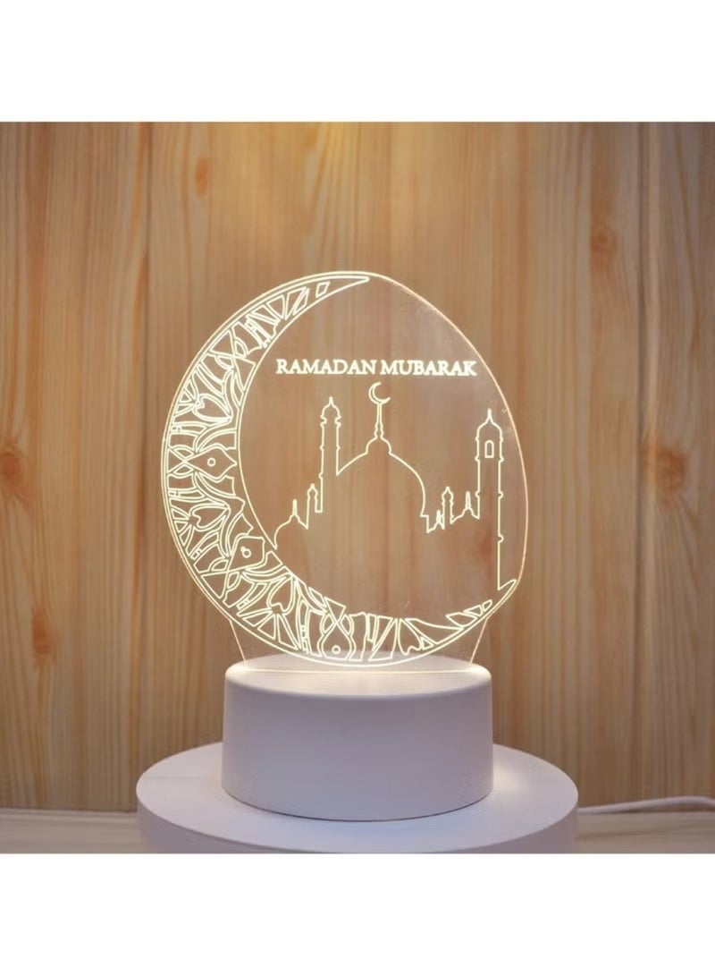 هويتك مصباح رمضان مبارك بتقنية LED متنوع - Image 3